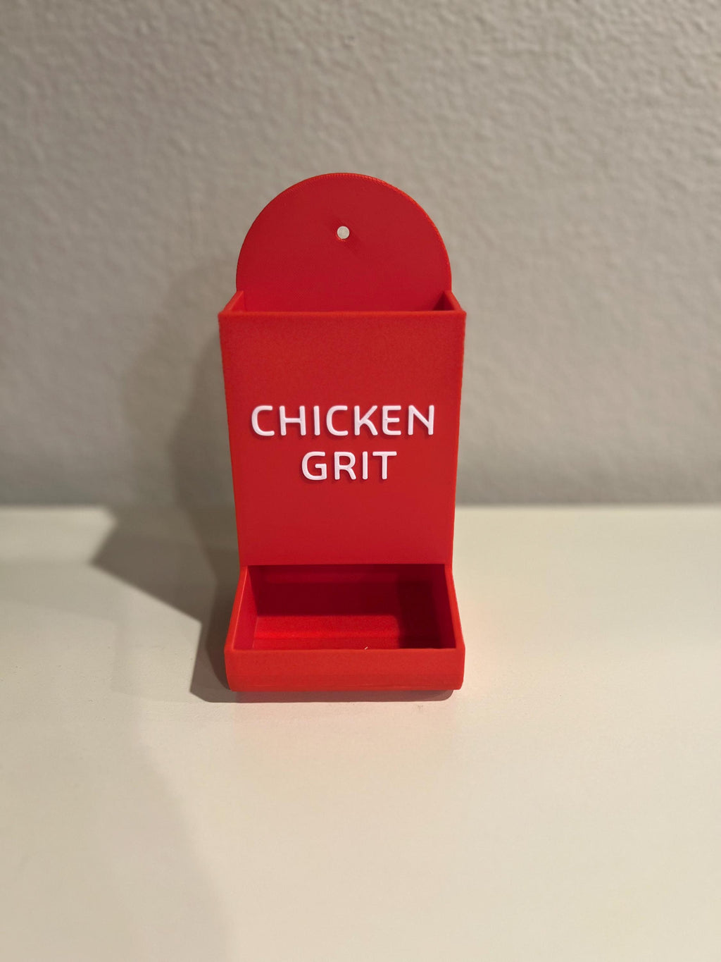 Chicken Oyster Shell/Grit Feeder – 3D Printed, Mess-Free Design for Backyard Poultry - Customizable